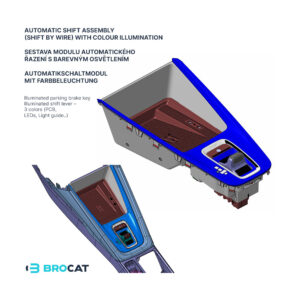 Škoda – Automatic shift assembly (Shift by wire) – BROCAT Design