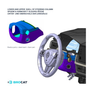 Škoda – lower & upper shell of steering column – BROCAT Design